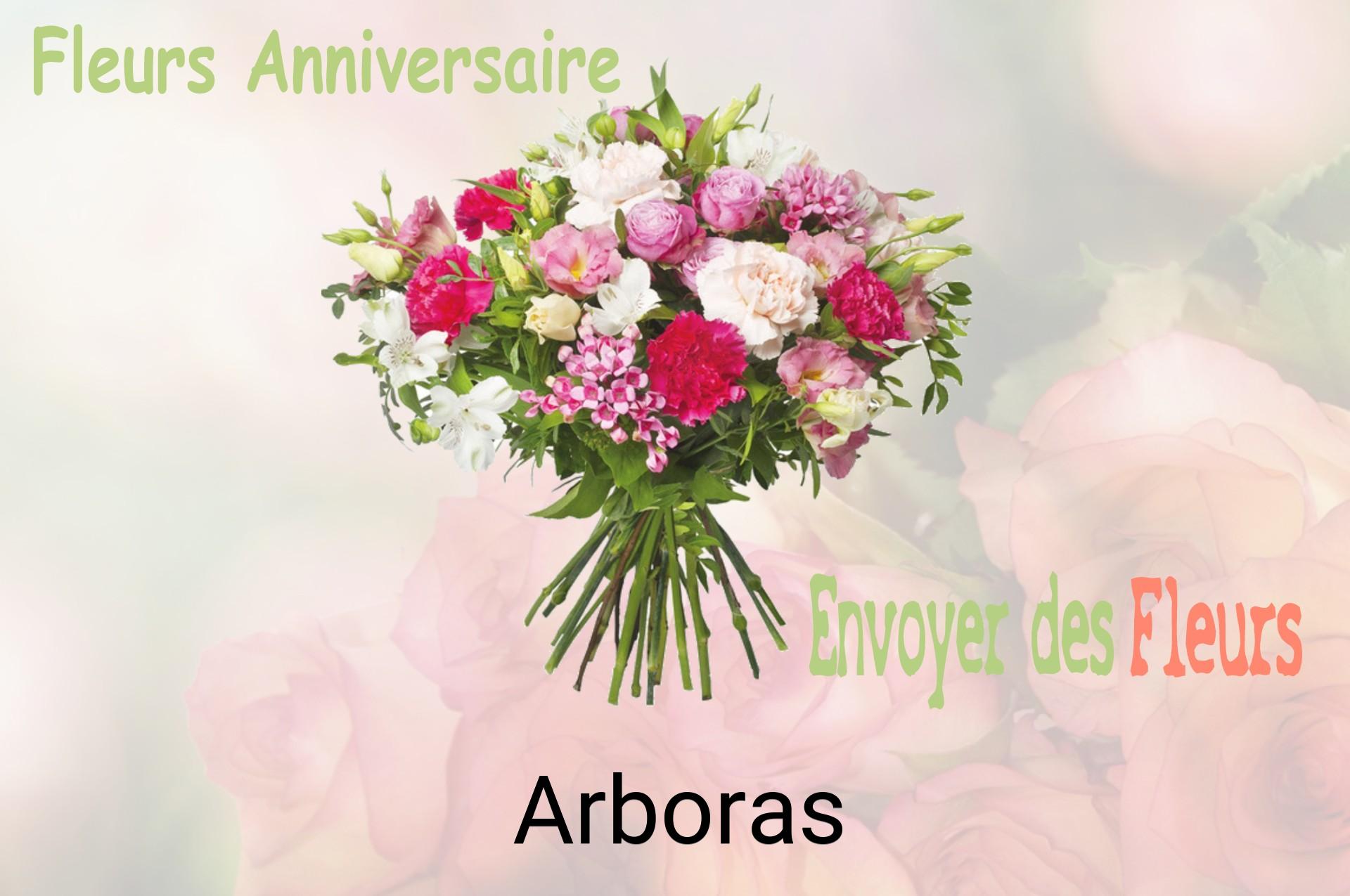 Bouquet de fleurs d’anniversaire livré à Arboras